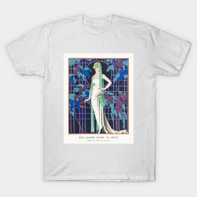 Des robes dans la nuit: Robe du soir, de Worth (1921) T-Shirt by WAITE-SMITH VINTAGE ART